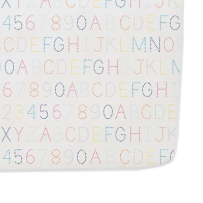 alphabet crib sheet