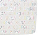 Alternate image 0 for pehr Alphabet Cotton Fitted Crib Sheet