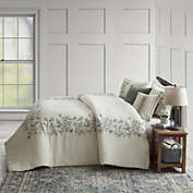 Bee &amp; Willow&trade; Floral Embroidery 3-Piece Full/Queen Duvet Cover Set in White/Black