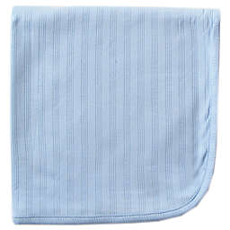 Touched by Nature Organic Cotton Swaddle Blanket in Blue