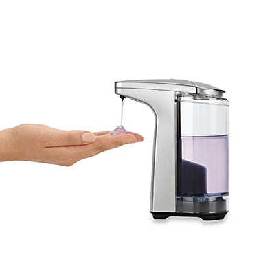simplehuman&reg; Compact Sensor Pump Soap Dispenser with Sample Soap. View a larger version of this product image.