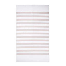 Ozan Premium Home® Mediterranean Beach Towel in Beige/White