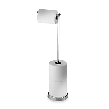 InterDesign&reg; Classico Toilet Paper Stand Plus in Chrome. View a larger version of this product image.