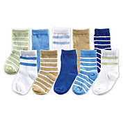 Luvable Friends&reg; Size 0-9M 10-Pack Sock Gift Set in Blue