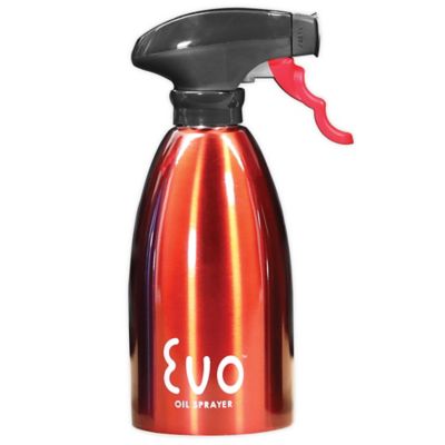 Evo&trade; Stainless Steel Non-Aerosol Oil Sprayer Bottle in Red