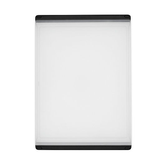 Alternate image 1 for OXO Good Grips® 10.5-Inch x 14.75-Inch Utility Polypropylene Cutting Board