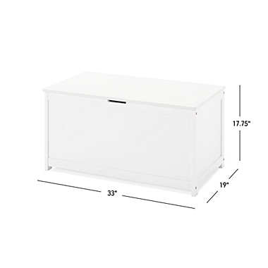 Forever Eclectic&trade; Harmony Toy Chest in Matte White. View a larger version of this product image.