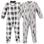 Hudson Bay Forest Bear 2-Pack Fleece Sleep &#39;N Play Fleece Pajamas