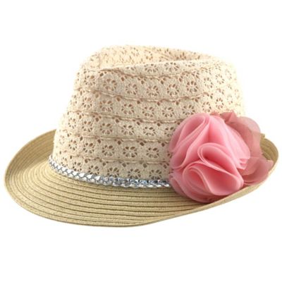 baby straw fedora hat