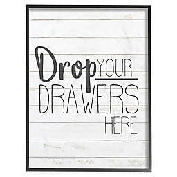 Drop Your Drawers Framed Wall Art