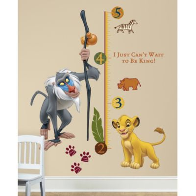 RoomMates The Lion King Peel & Stick Growth Chart