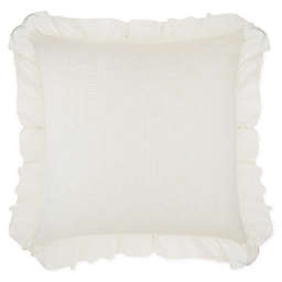 Wamsutta® Vintage Blythe Jacquard Ogee Waffle Textured European Pillow Sham in White