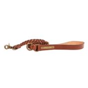 Harry Barker&reg; Braided Leather Dog Collar in Brown