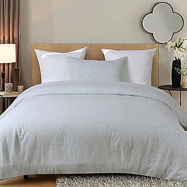 Wamsutta&reg; Surrey 3-Piece Queen Comforter Set in Blue. View a larger version of this product image.