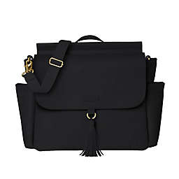 SKIP*HOP® Greenwich Convertible Diaper Backpack in Black/Gold