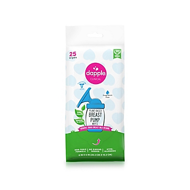 Dapple&reg; Plant-Based Breast Pump Wipes, 25 ct. View a larger version of this product image.