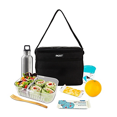 Packit&reg; Freezable Everyday Lunch Box in Black. View a larger version of this product image.