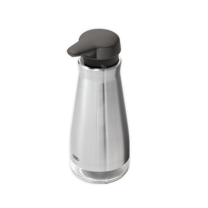 stainless steel soap dispenser for kitchen sink