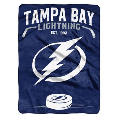 NHL Tampa Bay Lightning Inspired Raschel Throw Blanket | Bed Bath & Beyond