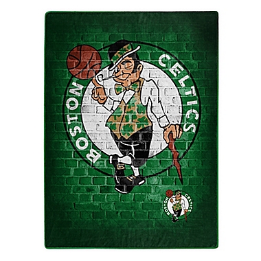 NBA Boston Celtics Street Raschel Throw Blanket. View a larger version of this product image.