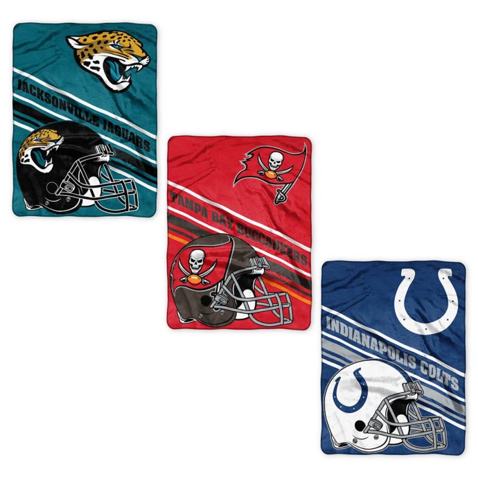 Nfl 60 Inch X 80 Inch Slant Raschel Throw Blanket Collection Bed Bath Beyond