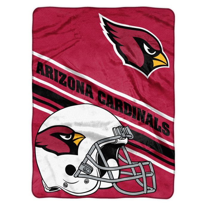 NFL Arizona Cardinals 60Inch x 80Inch Slant Raschel Throw Blanket