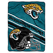 NFL Jacksonville Jaguars 60-Inch x 80-Inch Slant Raschel Throw Blanket