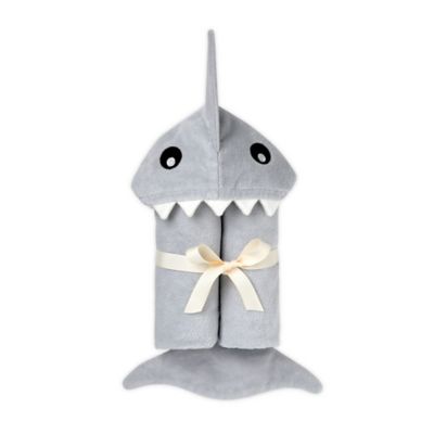 baby shark hooded towel