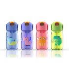 Alternate image 2 for Zoku&reg; Flip Straw 14 oz. Water Bottle in Green