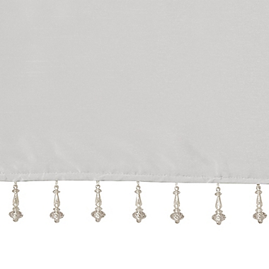 Madison Park Emilia Twist Tab Window Valance in Silver. View a larger version of this product image.