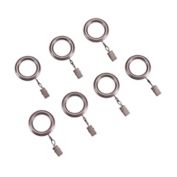 Cambria&reg; Blockout Clip Rings in Oil Rubbed Bronze (Set of 7)