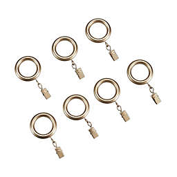 Cambria® Blockout Clip Rings in Warm Gold (Set of 7)