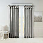 Alternate image 0 for Madison Park Emilia 108-Inch Twist Tab Window Curtain Panel in Charcoal (Single)