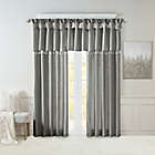 Alternate image 6 for Madison Park Emilia 108-Inch Twist Tab Window Curtain Panel in Charcoal (Single)