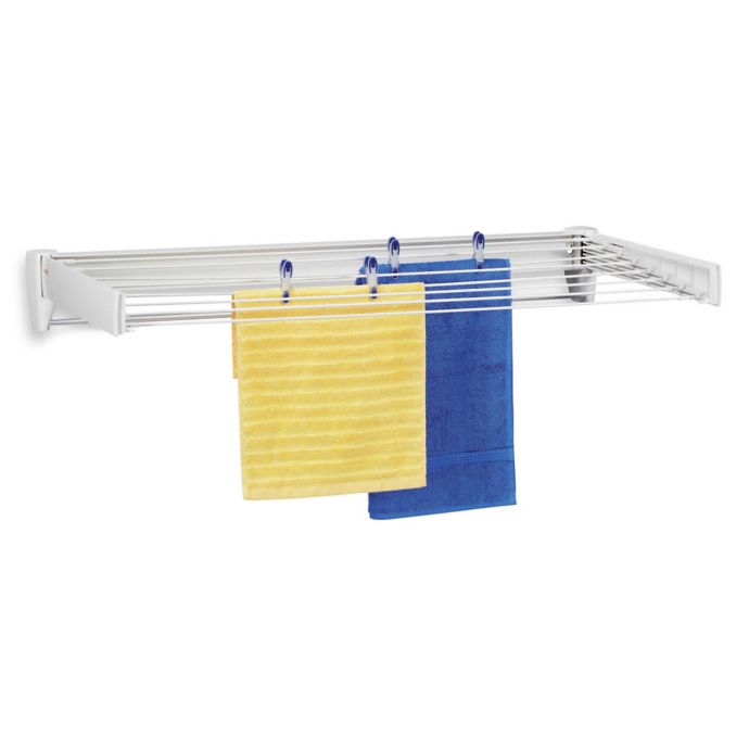 Leifheit Telefix 100 Wall Mount Drying Rack Bed Bath And