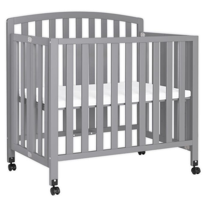 Davinci Dylan 3 In 1 Convertible Mini Crib In Grey Bed Bath And