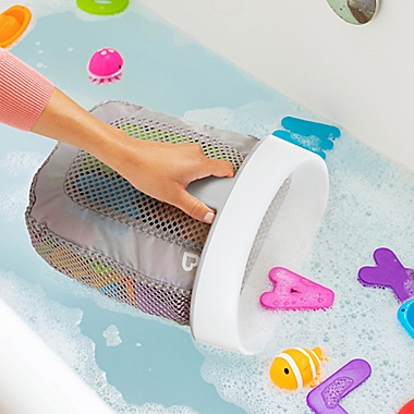 Bath Toy Organizer  Super Scoop Storage Strong Suction Cup Kids Toddler New 