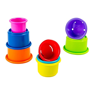 Lamaze&reg; 8-Piece Pile &amp; Play Cups. View a larger version of this product image.