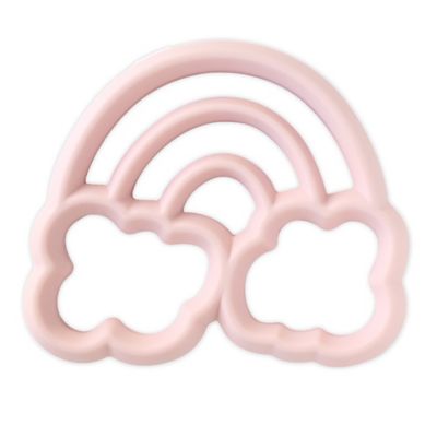Itzy Ritzy&reg; Rainbow Silicone Teether in Pink
