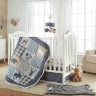 Alternate image 2 for Levtex Baby&reg; Logan Crib Rail Guard in Navy/Taupe