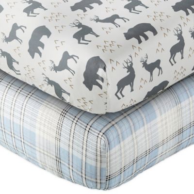 fitted crib sheet set