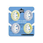 Alternate image 7 for Tommee Tippee&reg; Size 0-6M 4-Pack Breast-Like Night Pacifier in Blue