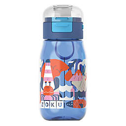 Zoku® Flip Gulp 16 oz. Water Bottle in Blue