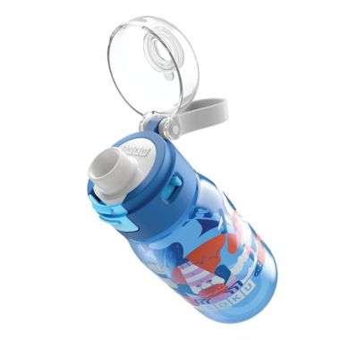 Zoku&reg; Flip Gulp 16 oz. Water Bottle in Blue. View a larger version of this product image.