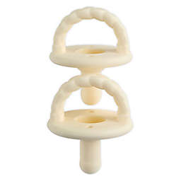 Itzy Ritzy® 2-Pack Sweetie Soother Braid Pacifiers in Cream