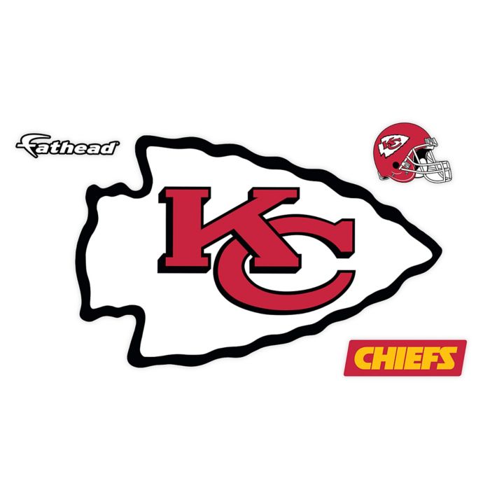 Fathead® NFL Kansas City Chiefs Logo Large Wall Decal ...