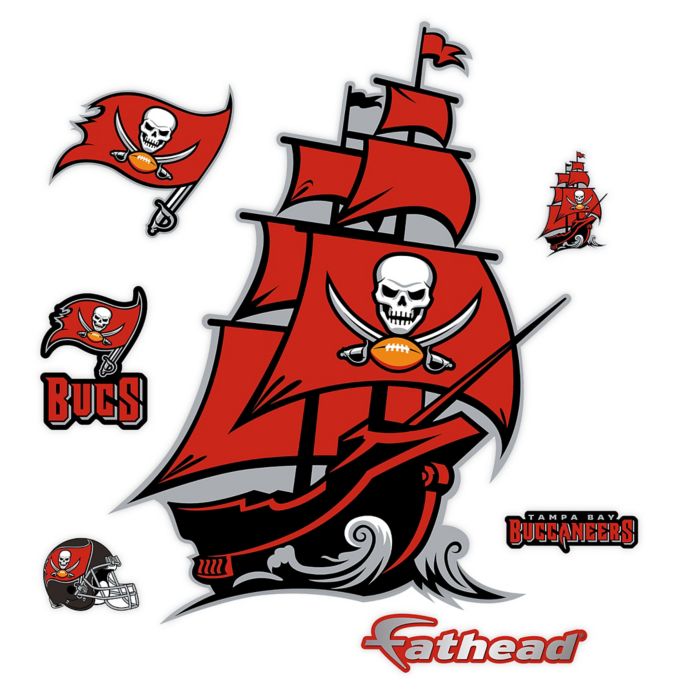 Fathead® NFL Tampa Bay Buccaneers Ship Logo Giant Wall ...