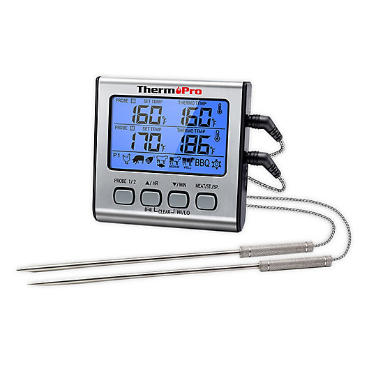 Alternate image 1 for ThermoPro® TP-17 Digital Cooking Electronic Thermometer in Silver