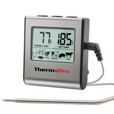 ThermoPro&reg; TP-16 Digital Cooking Thermometer in Silver