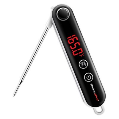 ThermoPro&reg; TP-18 Digital Instant Read Food Thermometer in Black